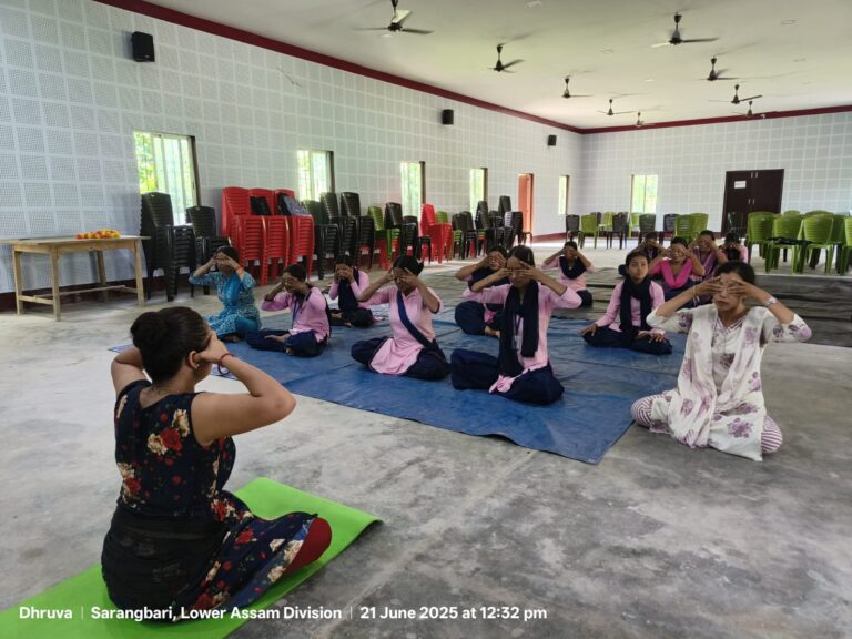 11th International Yoga Day Observed by IQAC, TC in Collaboration with NSS Unit TC
